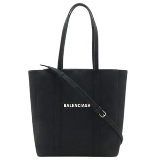 Balenciaga Pre-owned Tote Bags, female, Black, Size: ONE SIZE Pre-owned Vintage Tote Bag