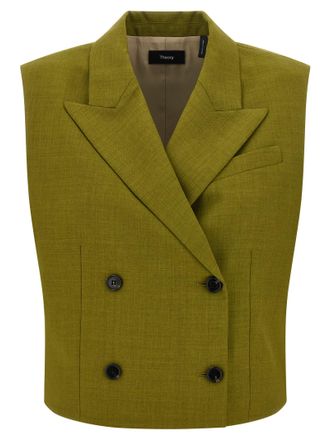Theory Polyester Sleeveless Womens Jacket
