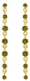 Peracas Soho Drop Earrings in Olive Green at Nordstrom