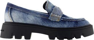 Marc Jacobs Loafers, female, Blue, Size: 10 US The Frankie Loafer