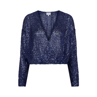 Dante6 Dames, Blouses & Shirts, Blauw, Maat: M