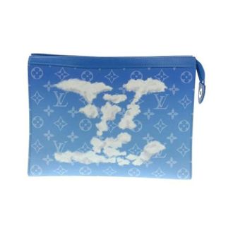 Louis Vuitton Pre-owned Pochette - Heren - Pre-owned - Blauw - Maat: ONE Size