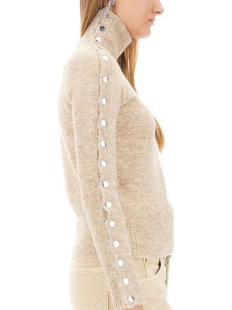 Isabel Marant Knitted Alpaca Blend Sweater - Beige