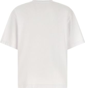 Maison Kitsun&eacute; Mens White Cotton T-Shirt