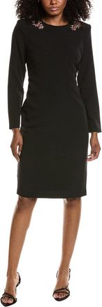 Anne Klein Embellished Shoulder Shift Dress
