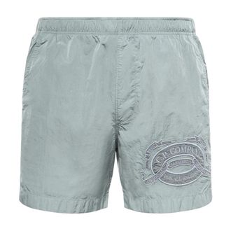C.P. Company Beachwear, male, Blue, Size: XL Beachwear Boxer in Eco-Chrome R