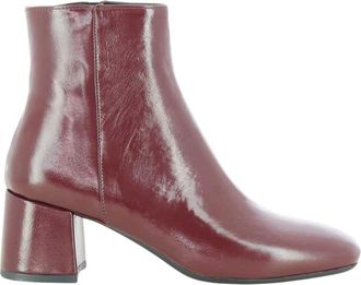 Donna Lei Bordeaux Damesschoenen - Dames - Laarzen met Hak - Rood - 36 EU - Schoenen