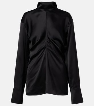 Toteme Top in raso arricciato