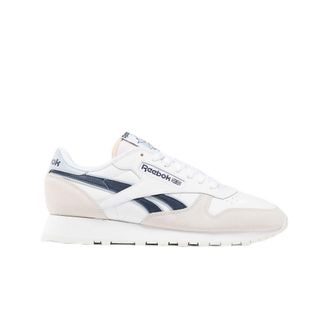 Reebok Unisex Adult Classic Leather FTWWHT/PURGRY/PALBLU 4.5