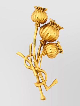 Saint Laurent crystal-embellished brooch