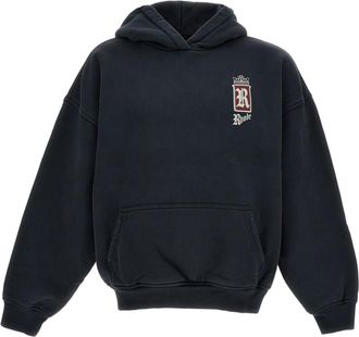 Rhude Black Fumar 91 Cotton Hoodie