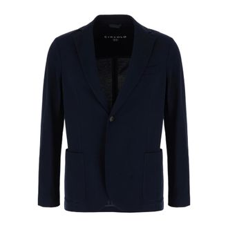 Circolo 1901 Heren, Jassen, Blauw, Maat: 3XL Katoen
