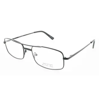 Signature Unisex Black Rectangular Eyeglass Frames 1127Black57