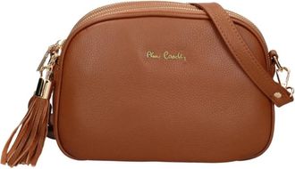 Pierre Cardin Crossbody Tas - Dames - Schoudertassen - Bruin - ONE Size - Leer - Tassen