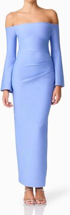 Elliatt Sonya Midi Dress In Blue