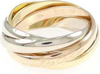 Cartier Yellow Gold (18K) Pink Gold (18K) White Gold (18K) Band Ring (Pre-Owned)