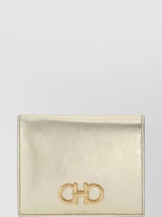 Ferragamo leather compact wallet