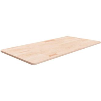 vidaXL Encimera De Ba&ntilde;o Madera Maciza Sin Tratar 100x50x1,5 Cm Vidaxl