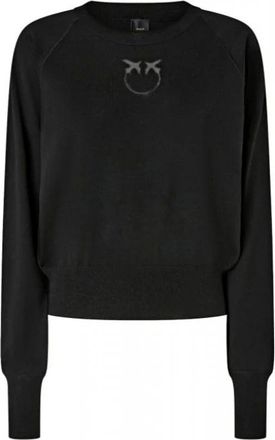 Pinko Mujer, Sudaderas, Negro, Talla: L