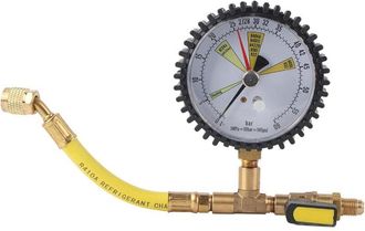 OEM Man&oacute;metro De Presi&oacute;n Sae De 1/4, Man&oacute;metro De Prueba De Presi&oacute;n Para Aire Acondicionado Y Refrigeraci&oacute;n, De 80 Mm Para R134a, R22, R407c, R410a, R404a