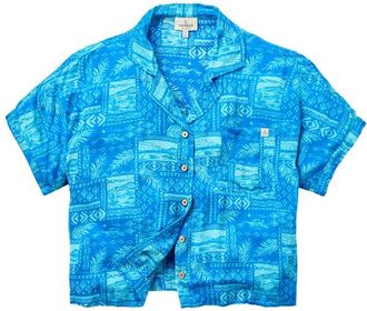 Passenger Arden S/S Shirt Eco Vero Bluse f&uuml;r Damen | blau