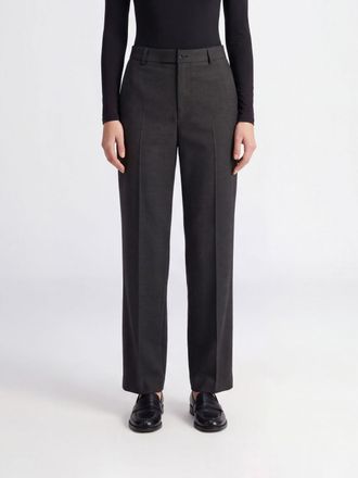 Maison Margiela Wide-Leg Tailored Wool Trousers with Four Stitches