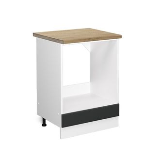 Vicco Armario Para Horno Empotrado R-line, Antracita Casa De Campo, 60 Cm, Et Roble Vicco
