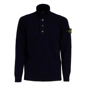 Stone Island Heren, Truien, Blauw, Maat: S Zijde