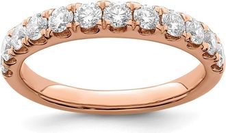 Diamond2Deal 14k Gold Lab Grown Diamond Wedding Band Ring 0.87Ct Clarity- VS Color- D-E