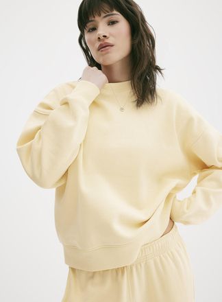 Twik Womens Oversized thin fleece sweatshirt