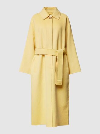 GANT Wollmantel aus Woll-Mix in Hellgelb, Gr&ouml;&szlig;e XS