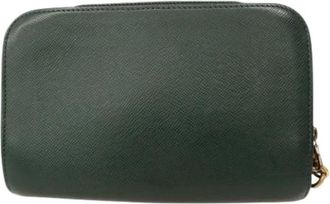 Louis Vuitton Pre-owned Clutches, male, Green, Size: ONE SIZE Pre-owned Vintage Clutch bag