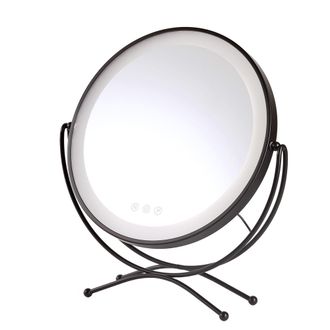 GreenIce Greenice - Espejo Iluminado Maquillaje Led 4200&ordm;k 48x43cm Negro 40.000h [sun-krs-430a-b