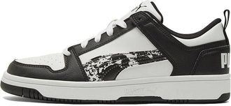 Puma Rebound LayUp Low Black White Camo 368876-01