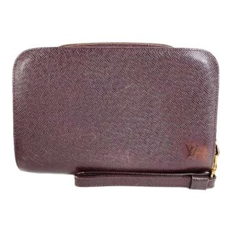 Louis Vuitton Pre-owned Clutch bag - unisex - Pre-owned - Paars - Maat: ONE Size Leer