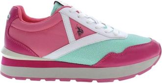U.S.Polo Association Polyester Sneaker - Dames - Sneakers - Veelkleurig - 38 EU - Polyester - Schoenen
