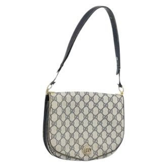 Gucci Pre-owned Shoulder Bags, female, Blue, Size: ONE SIZE Pre-owned Vintage Shoulder Bag