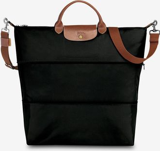 Longchamp Verstellbare Segeltuch-Reisetasche Le Pliage Original