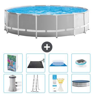 Intex Piscina Prism Frame Redonda - 457x122 Cm - 9-piezas S598