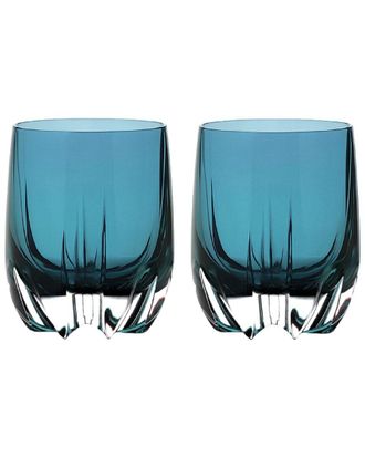 Barski Set Of 2 Crescent Double Old Fashioned Tumblers