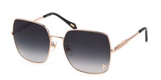 Just Cavalli SJC031 0349 Womens Sunglasses Gold Size 60