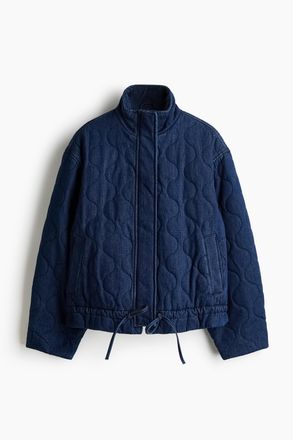H&M Steppjacke aus Denim - Blue