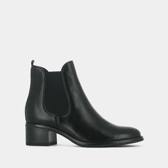 Jonak Chelsea leren boots Calcutto