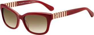 Kate Spade New York Burgundy/Brown Shaded Johanna 2/S Zonnebrillen - Dames - Zonnebrillen - Rood - 53 MM - Accessoires