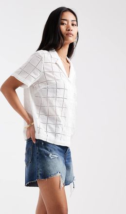 Levi's Ribcage - Jorts invecchiati blu medio