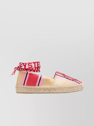 Stella McCartney leather striped espadrilles