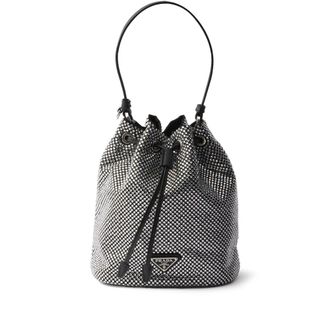 Prada Crystal-embellished Bucket Bag