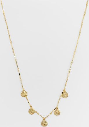 Orelia Collana placcata in oro 18 carati con monete fuse