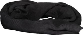 North Sails Accessoires, Heren, Zwart, ONE Size, Katoen, Zwart Katoenen Sjaal met Logo