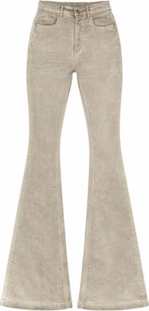 Rick Owens Bolan Bootcut Jeans - Dames - Flared Jeans - Beige - W27 - Katoen - Jeans